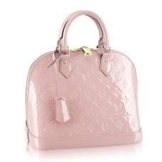 Replica Louis Vuitton Women Bagatelle BB Bag Printed and embossed grained cowhide  leather M46113
